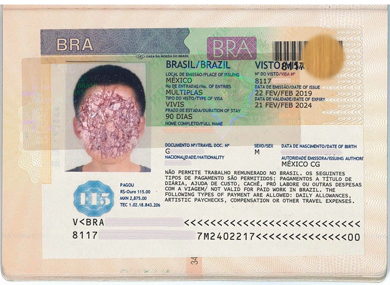 The eVisa for Brazil